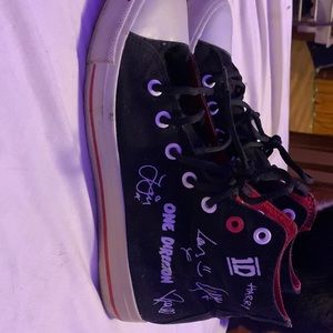 These are one direction converses I got for my birthday one year